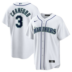 JP Crawford Seattle Mariners Nike Home Replica Jersey - MLB Jerseys
