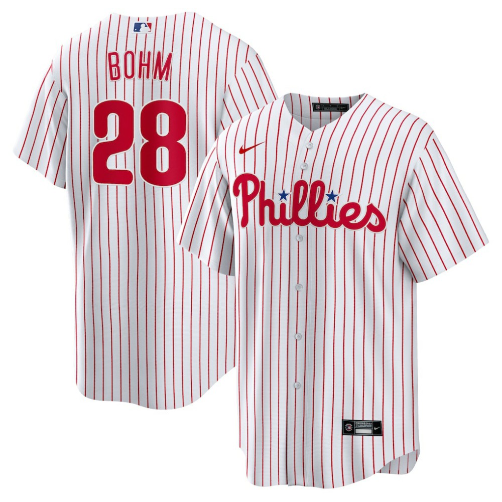 Alec Bohm Philadelphia Phillies Nike Replica Player Jersey - MLB Jerseys