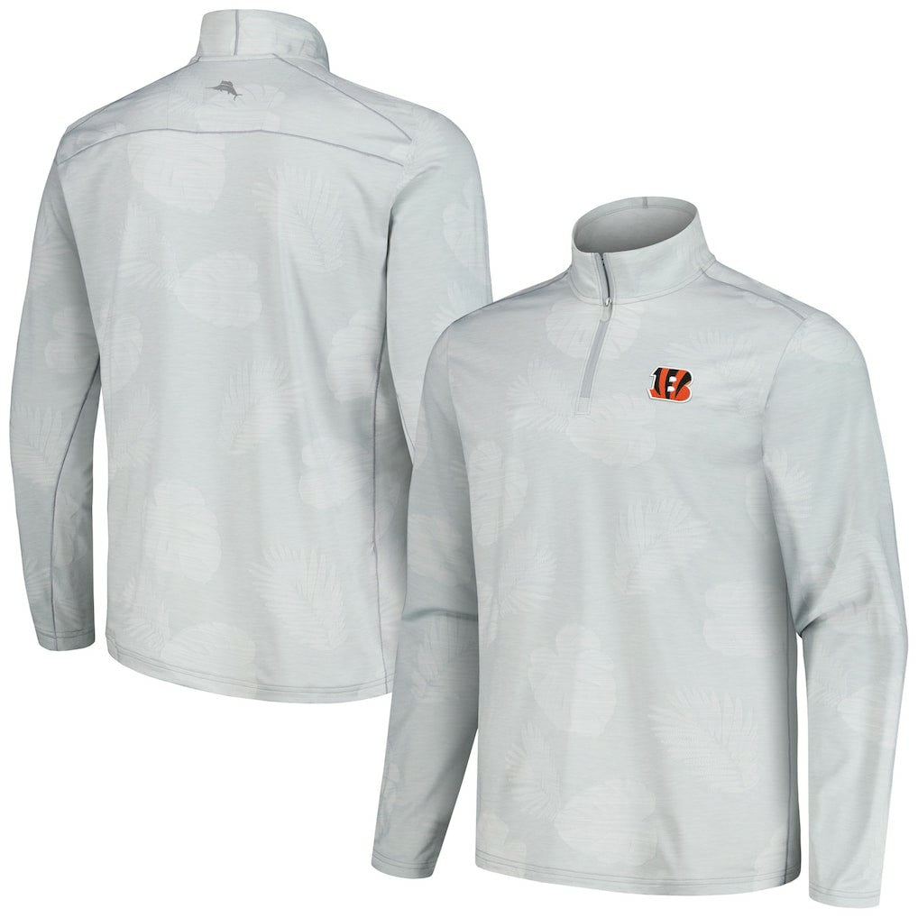 Cincinnati Bengals Delray Frond IslandZone Half-Zip Sweatshirt | NFL Sale