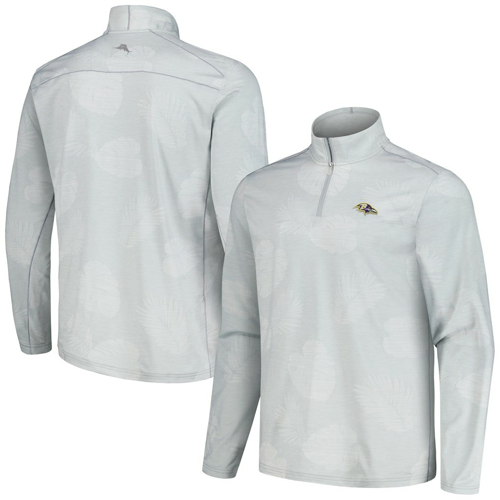 Baltimore Ravens Delray Frond IslandZone Half-Zip Sweatshirt | NFL Outlet