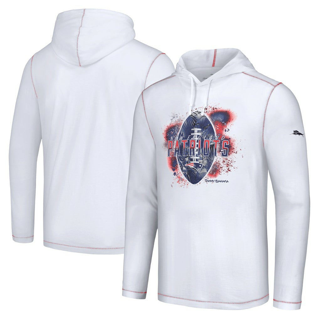 New England Patriots Graffiti Touchdown Pullover Hoodie | NFL Outlet