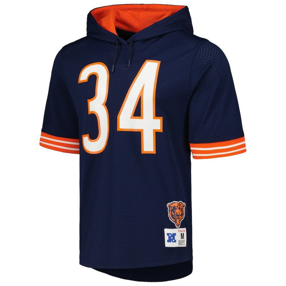 Chicago Bears Walter Payton  Retired Player Name & Number Mesh Hoodie T-Shirt | NFL Online