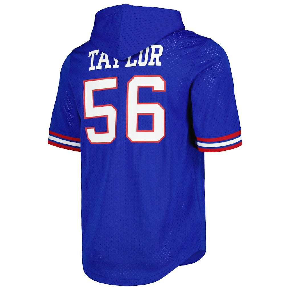 New York Giants Lawrence Taylor  Retired Player Name & Number Mesh Hoodie T-Shirt | NFL Online