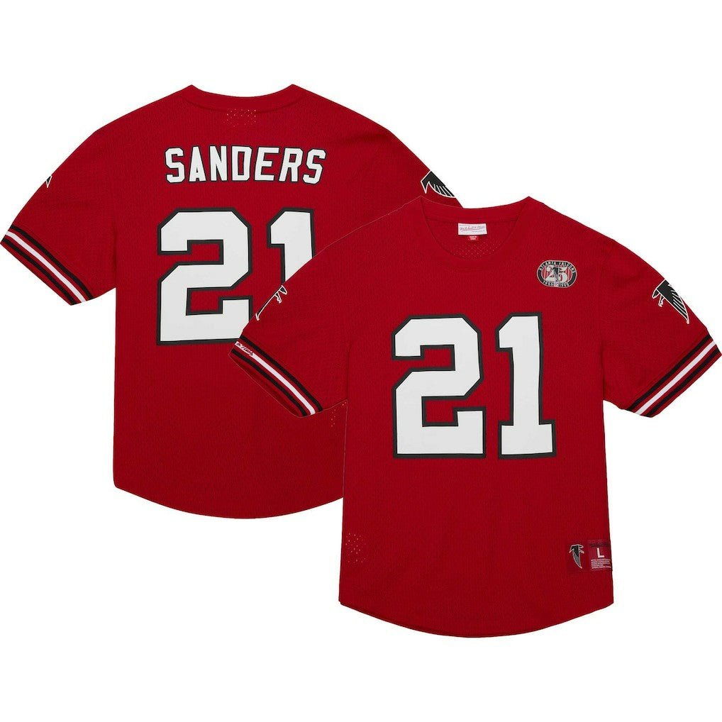 Atlanta Falcons Deion Sanders  Retired Player Name & Number Mesh Top | NFL Near me