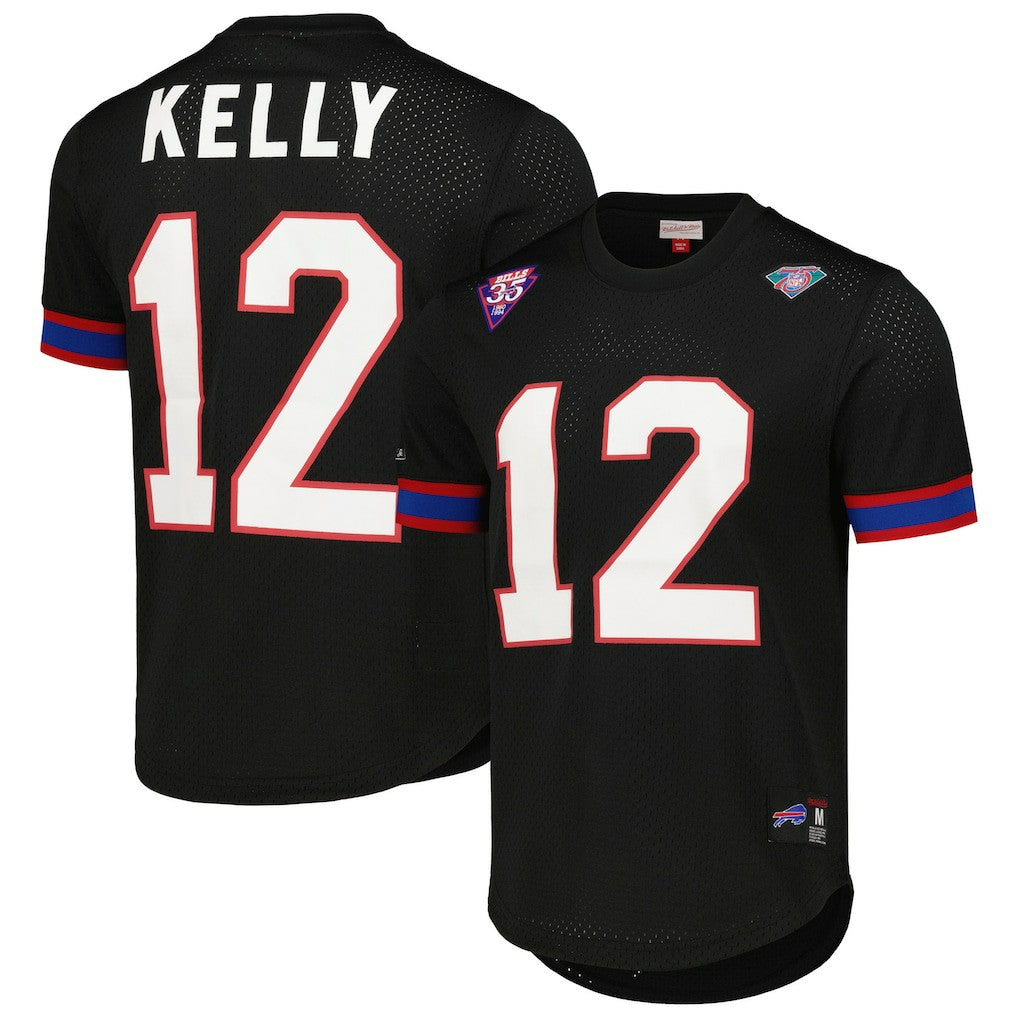 Buffalo Bills Jim Kelly  Retired Player Name & Number Mesh Top | NFL On sale