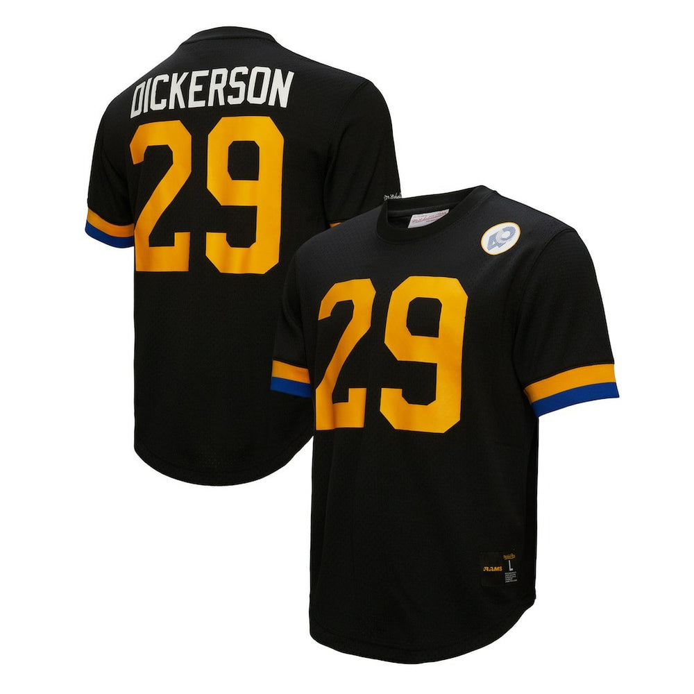 Los Angeles Rams Eric Dickerson  Retired Player Name & Number Mesh Top | NFL Outlet