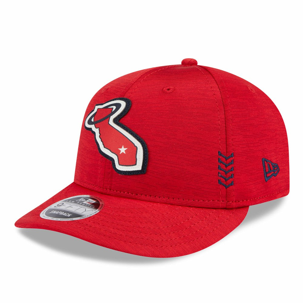 Los Angeles Angels New Era 2024 Clubhouse Low Profile 9FIFTY Snapback Hat - MLB Hats