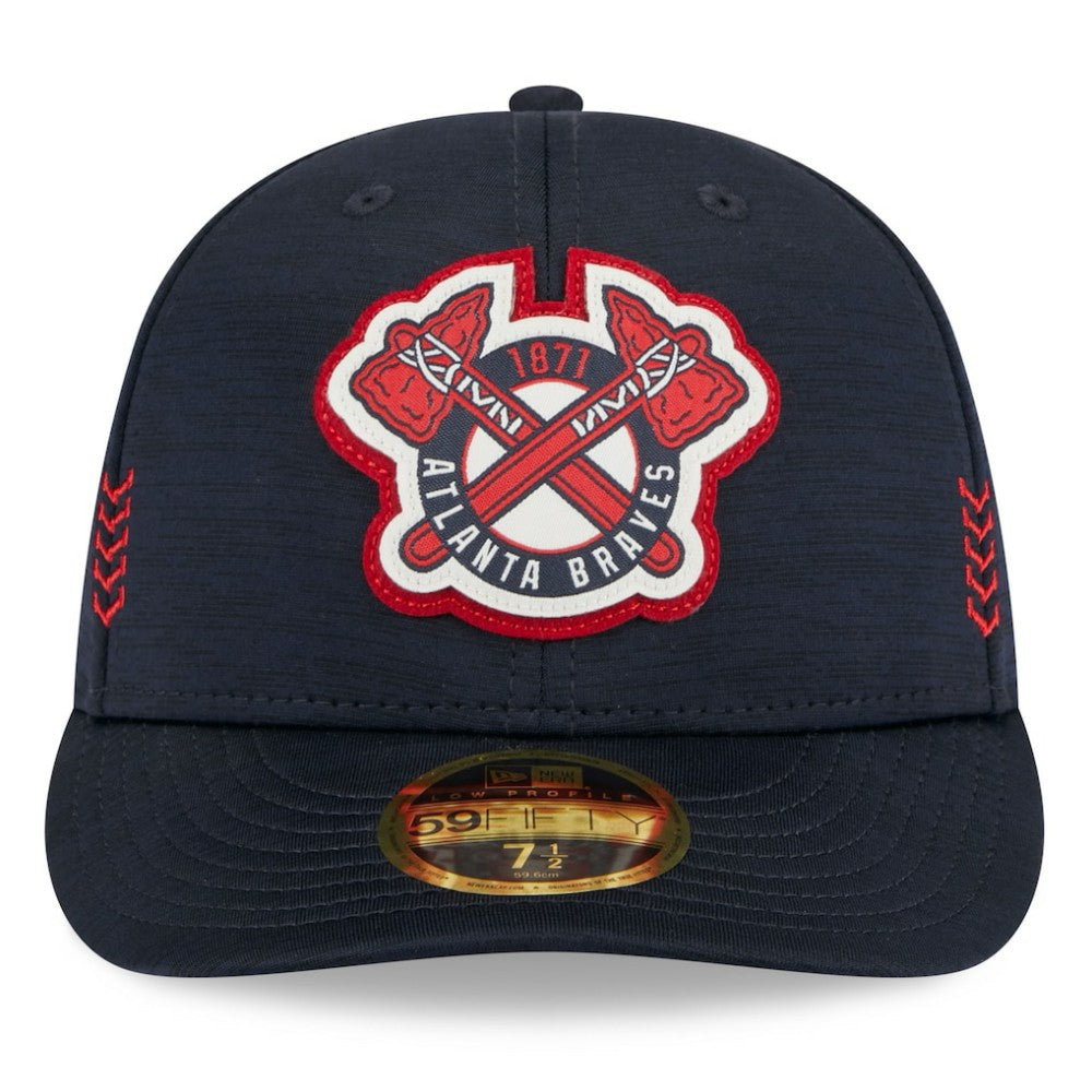 Atlanta Braves New Era 2024 Clubhouse Low Profile 59FIFTY Fitted Hat - MLB Hats