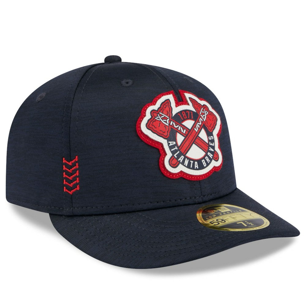 Atlanta Braves New Era 2024 Clubhouse Low Profile 59FIFTY Fitted Hat - MLB Hats