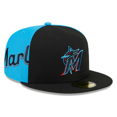 Miami Marlins New Era Gameday Sideswipe 59FIFTY Fitted Hat - MLB Hats