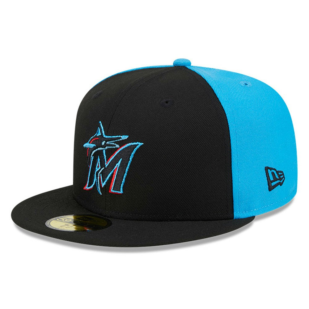 Miami Marlins New Era Gameday Sideswipe 59FIFTY Fitted Hat - MLB Hats
