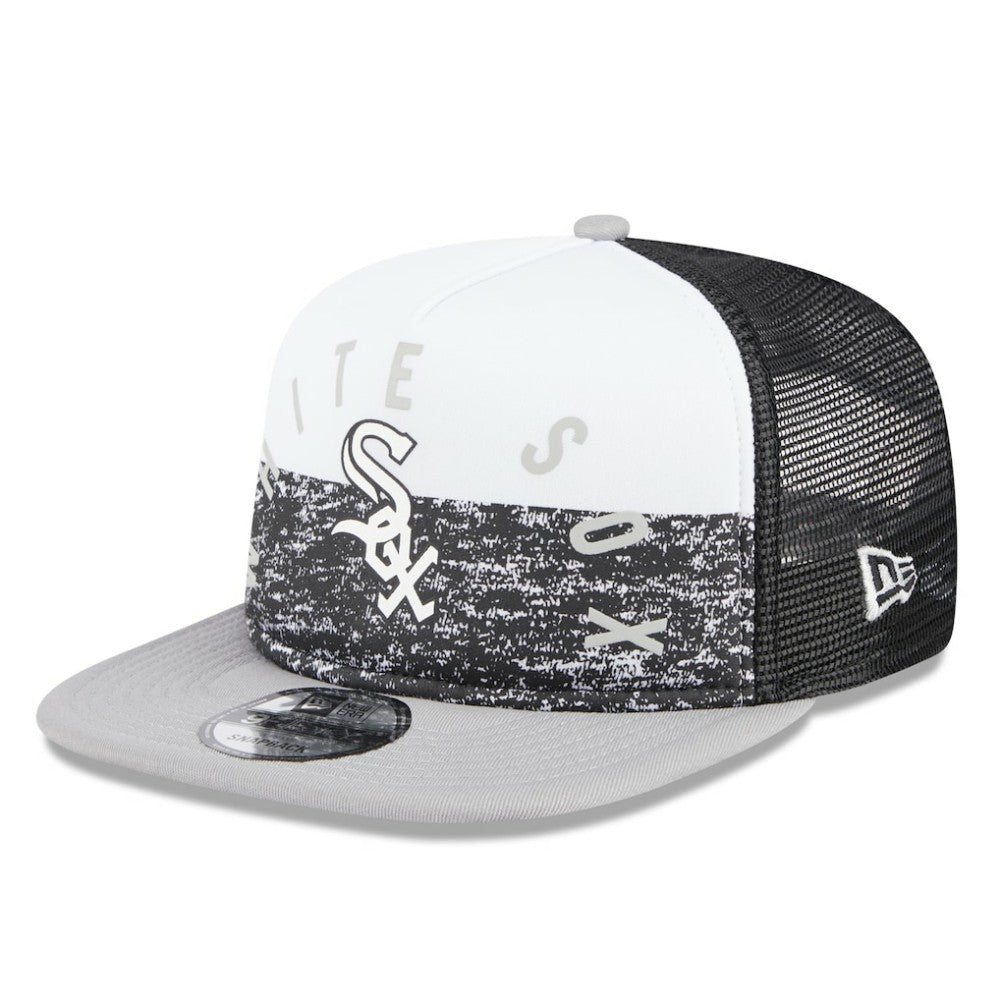 Chicago White Sox New Era Team Foam Front A-Frame Trucker 9FIFTY Snapback Hat - MLB Hats