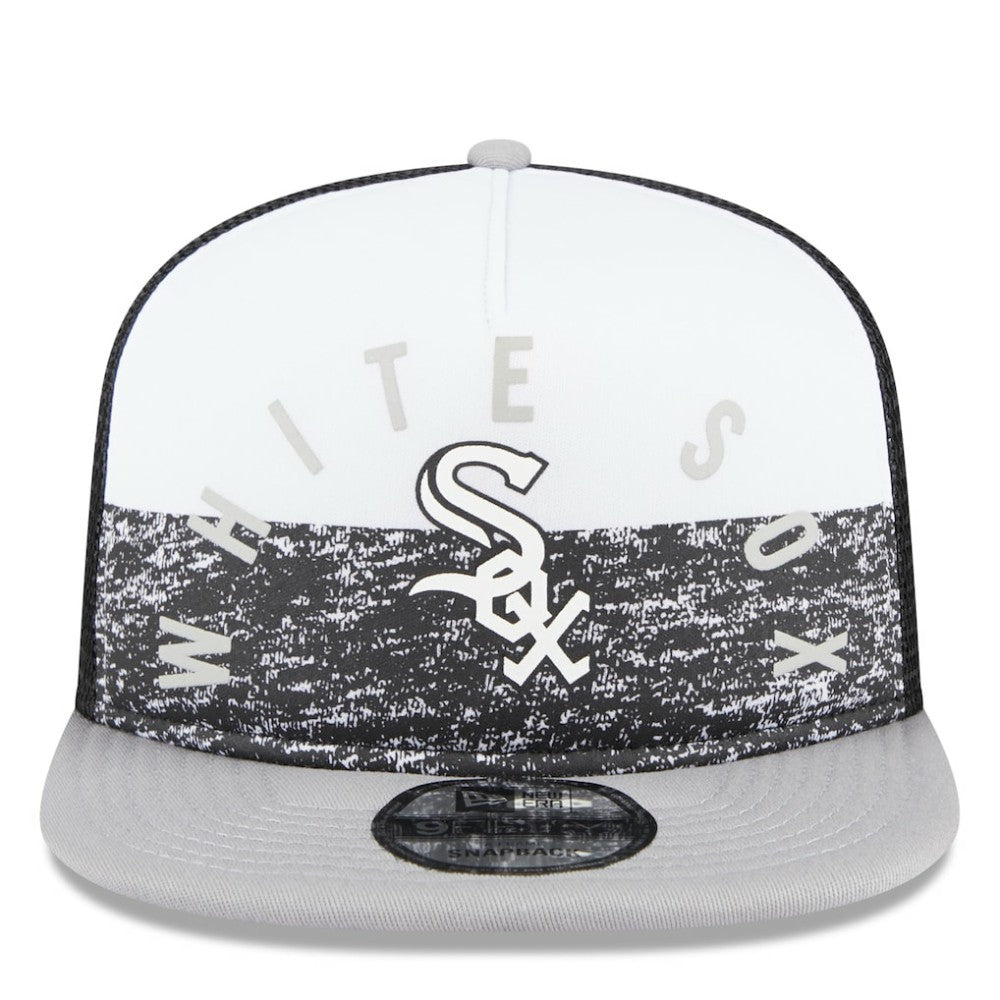 Chicago White Sox New Era Team Foam Front A-Frame Trucker 9FIFTY Snapback Hat - MLB Hats