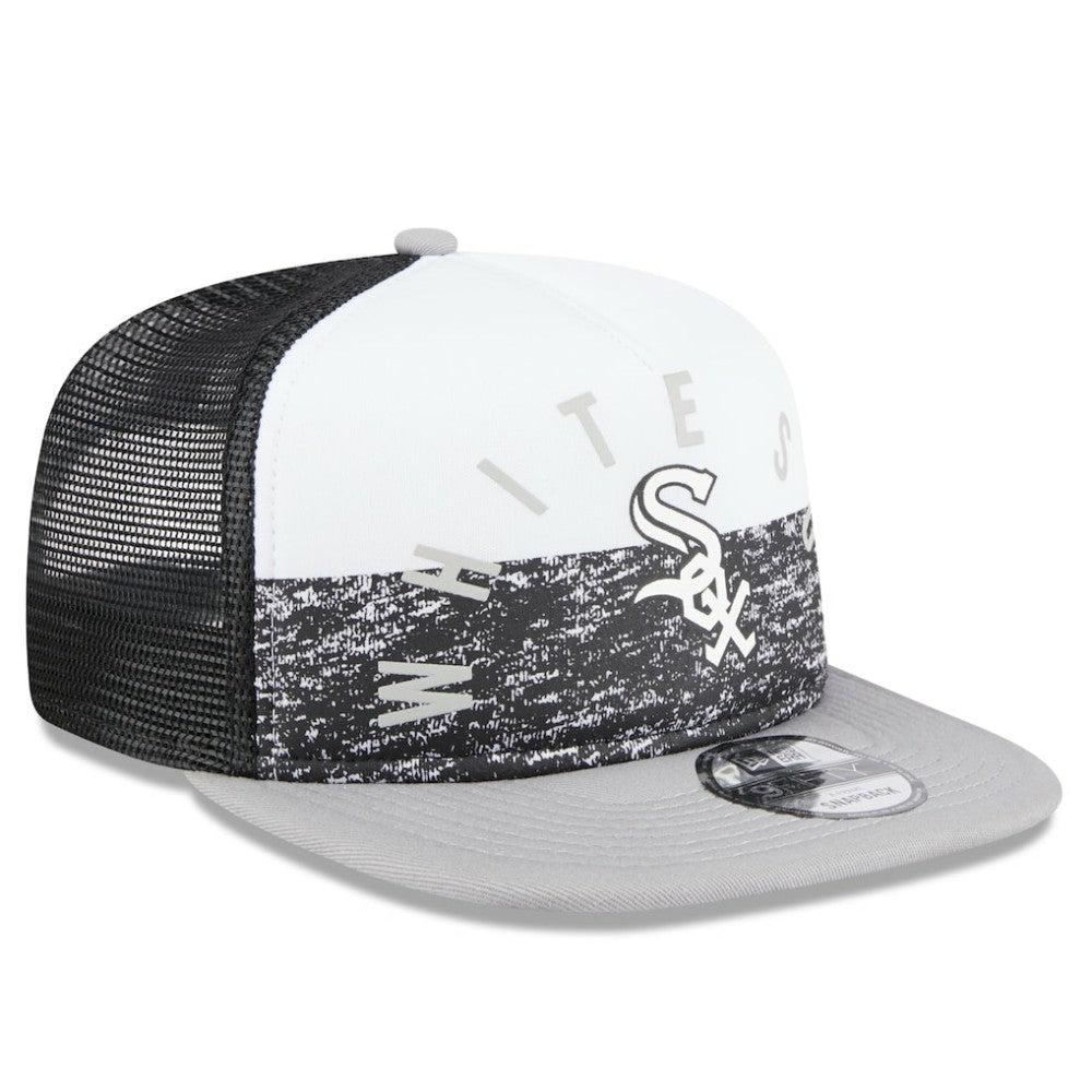 Chicago White Sox New Era Team Foam Front A-Frame Trucker 9FIFTY Snapback Hat - MLB Hats