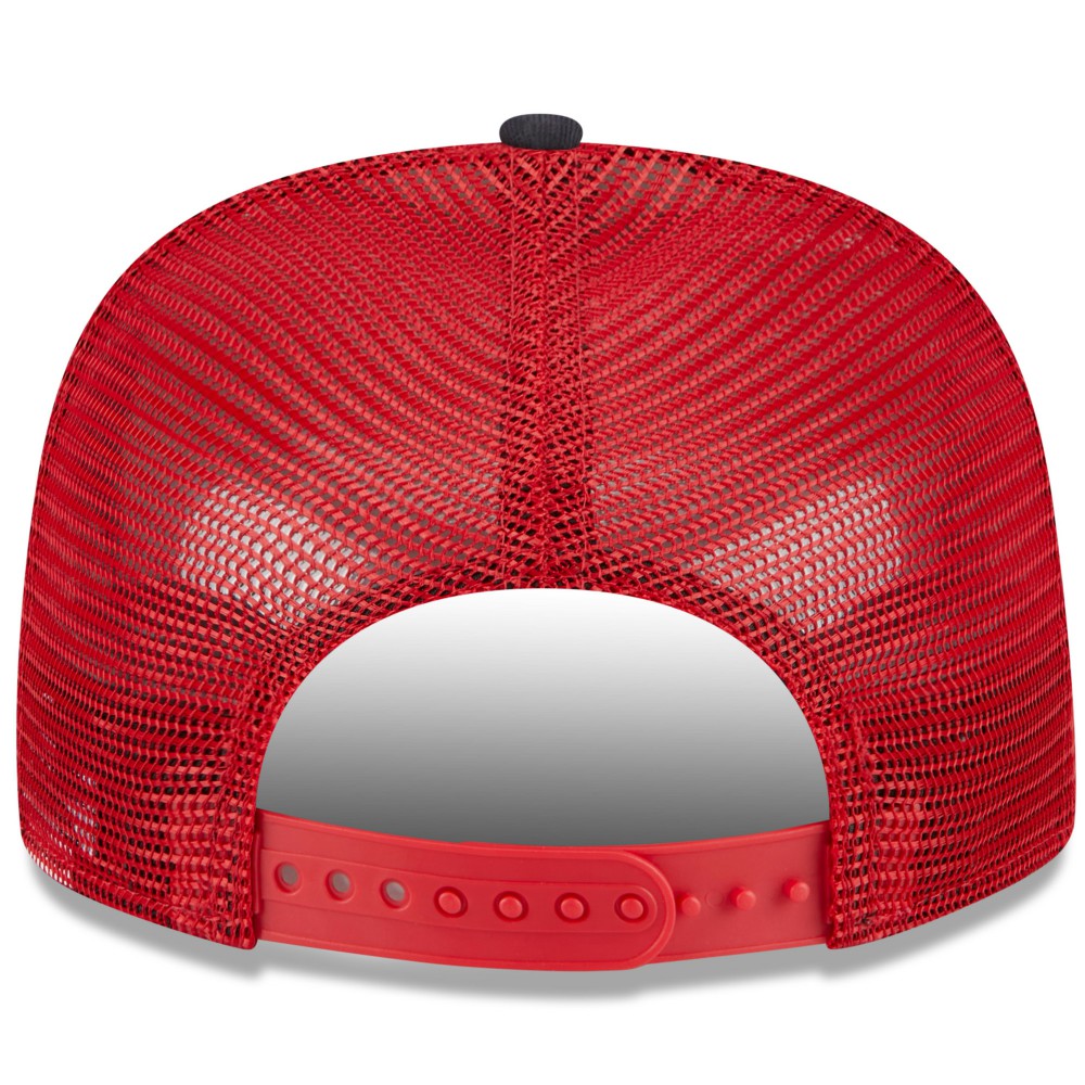 Los Angeles Angels New Era Team Foam Front A-Frame Trucker 9FIFTY Snapback Hat - MLB Hats
