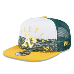 Athletics New Era Team Foam Front A-Frame Trucker 9FIFTY Snapback Hat - MLB Hats