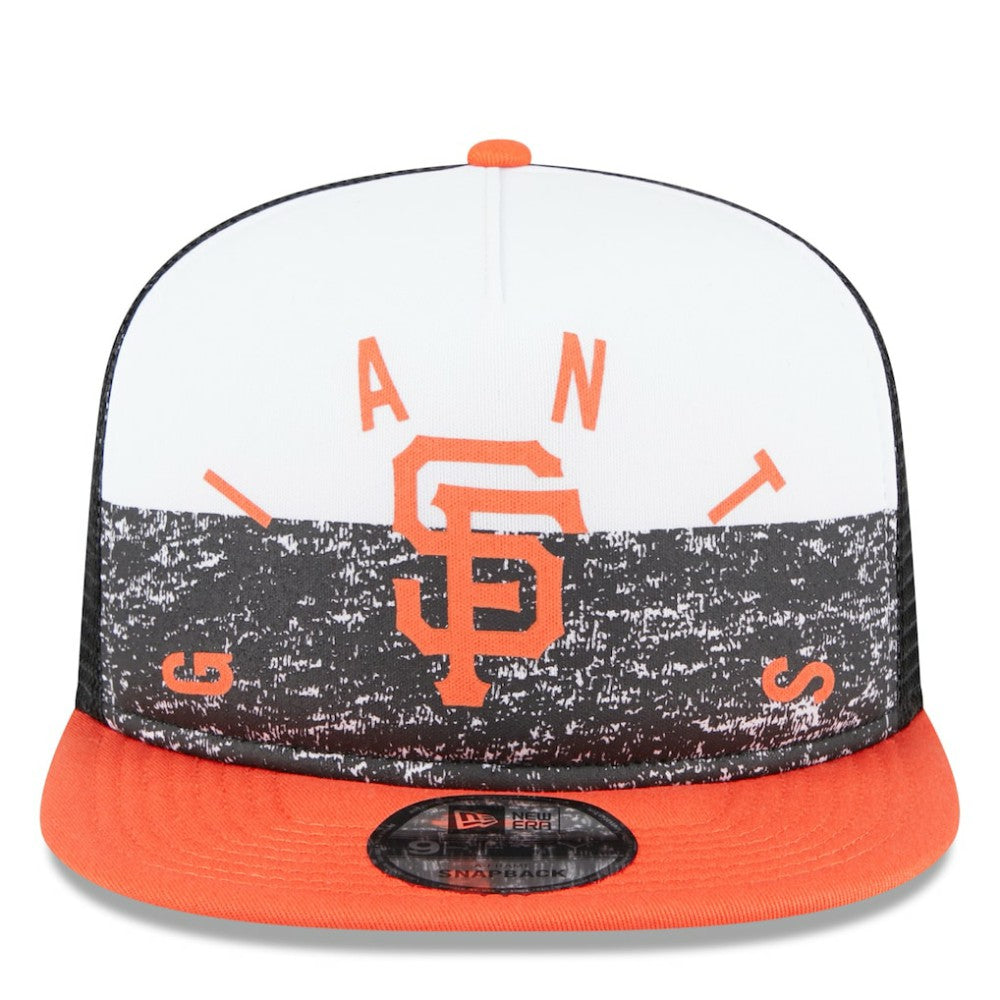 San Francisco Giants New Era Team Foam Front A-Frame Trucker 9FIFTY Snapback Hat - MLB Hats