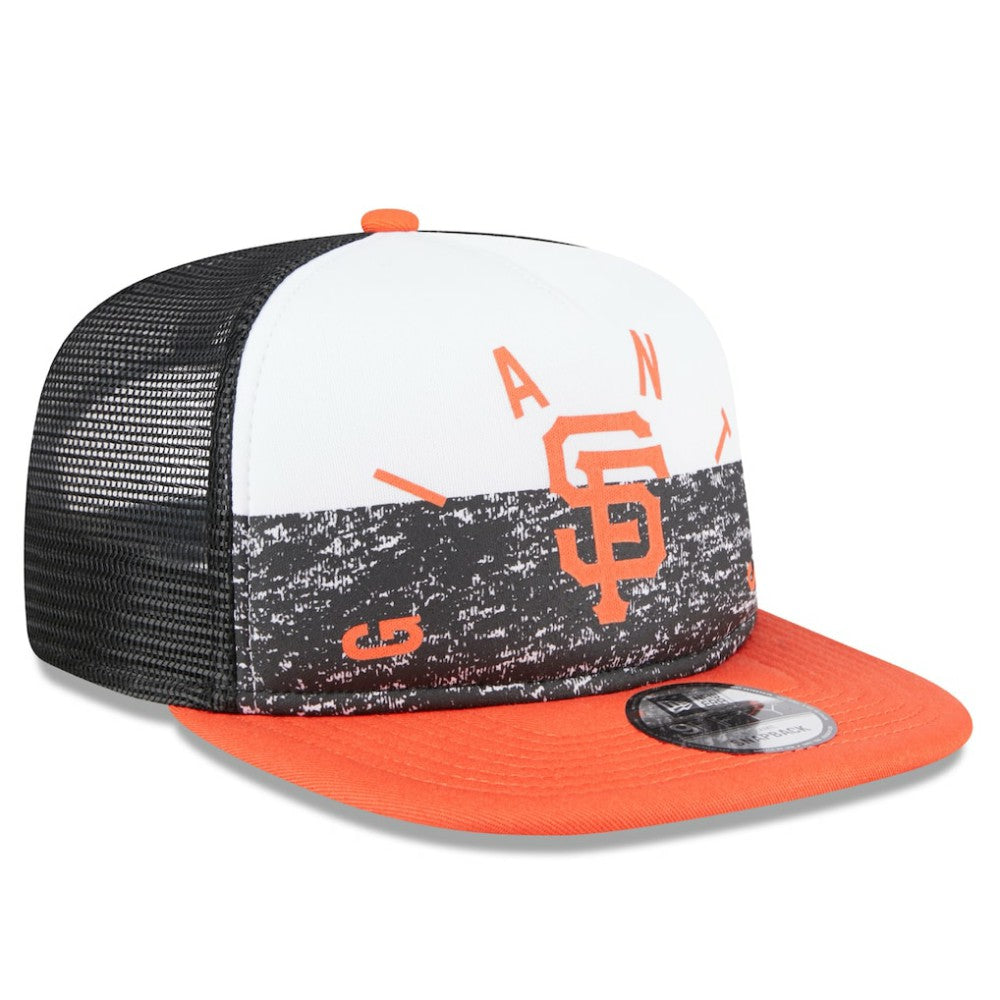 San Francisco Giants New Era Team Foam Front A-Frame Trucker 9FIFTY Snapback Hat - MLB Hats