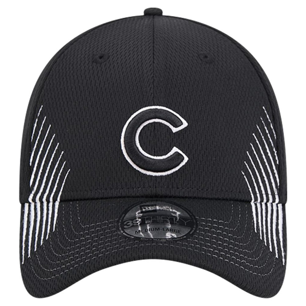 Chicago Cubs New Era Active Dash Mark 39THIRTY Flex Hat - MLB Hats