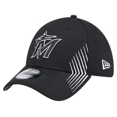 Miami Marlins New Era Active Dash Mark 39THIRTY Flex Hat - MLB Hats