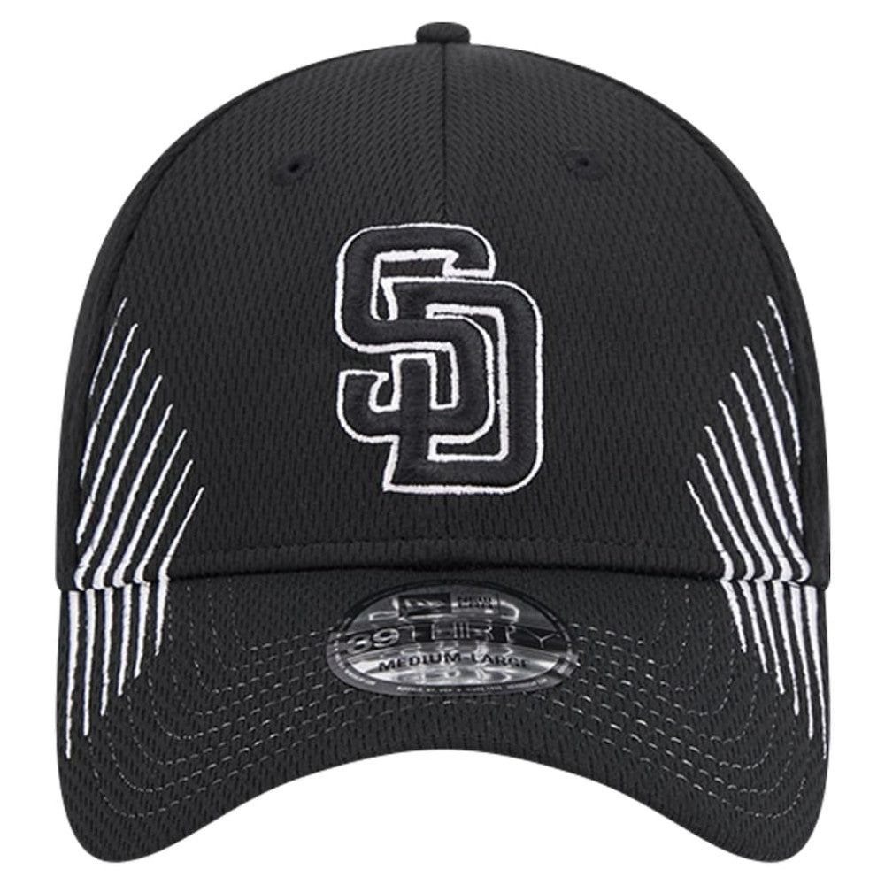 San Diego Padres New Era Active Dash Mark 39THIRTY Flex Hat - MLB Hats