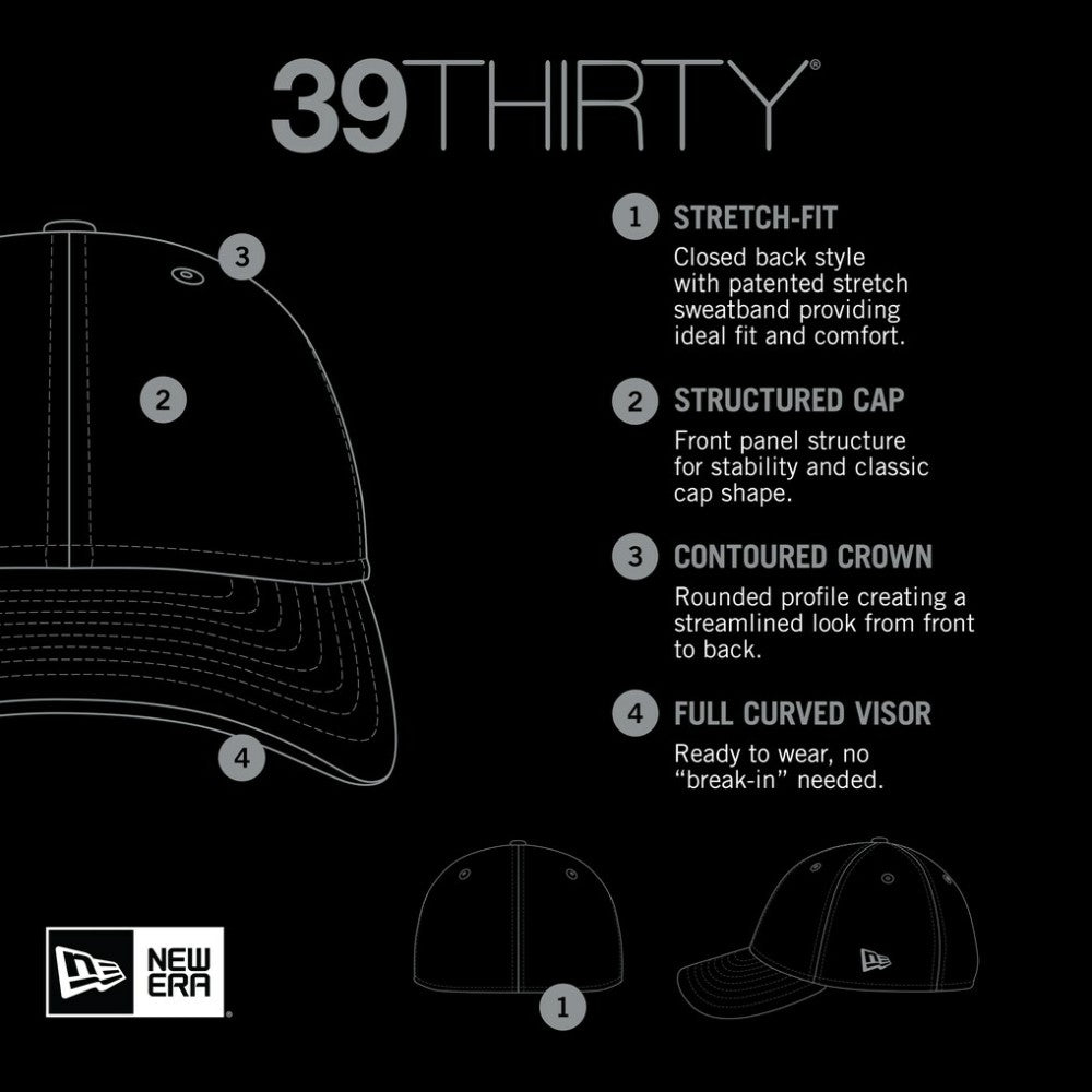 San Francisco Giants New Era Active Dash Mark 39THIRTY Flex Hat - MLB Hats