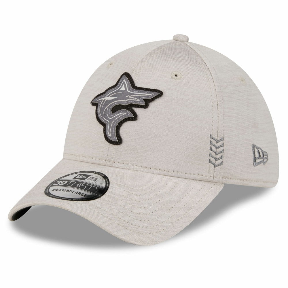 Miami Marlins New Era 2024 Clubhouse 39THIRTY Flex Hat - MLB Hats