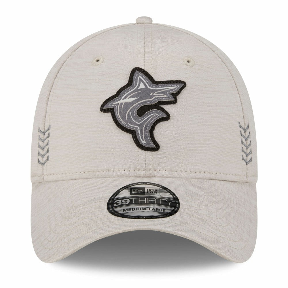 Miami Marlins New Era 2024 Clubhouse 39THIRTY Flex Hat - MLB Hats