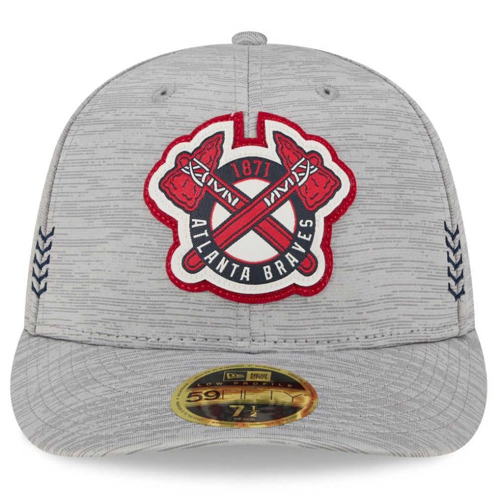 Atlanta Braves New Era 2024 Clubhouse Low Profile 59FIFTY Fitted Hat - MLB Hats