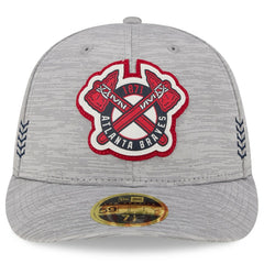 Atlanta Braves New Era 2024 Clubhouse Low Profile 59FIFTY Fitted Hat - MLB Hats