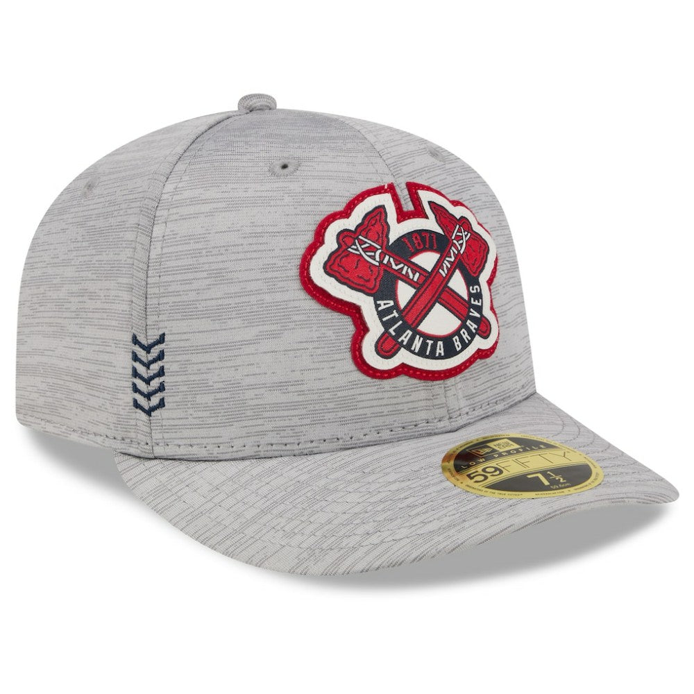 Atlanta Braves New Era 2024 Clubhouse Low Profile 59FIFTY Fitted Hat - MLB Hats
