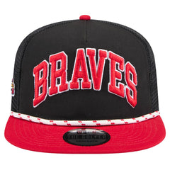 Atlanta Braves New Era Throwback Meshback Golfer Hat - MLB Hats