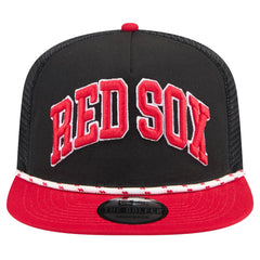 Boston Red Sox New Era Throwback Meshback Golfer Hat - MLB Hats