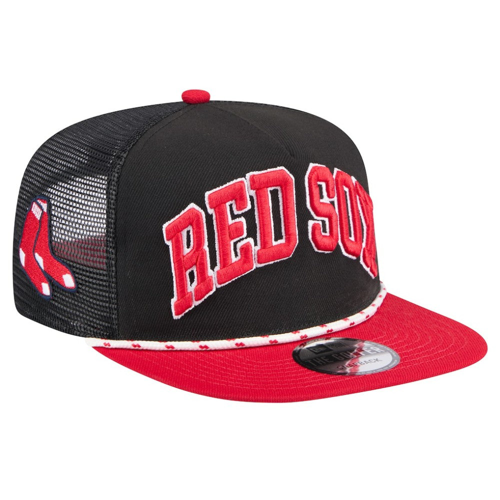 Boston Red Sox New Era Throwback Meshback Golfer Hat - MLB Hats