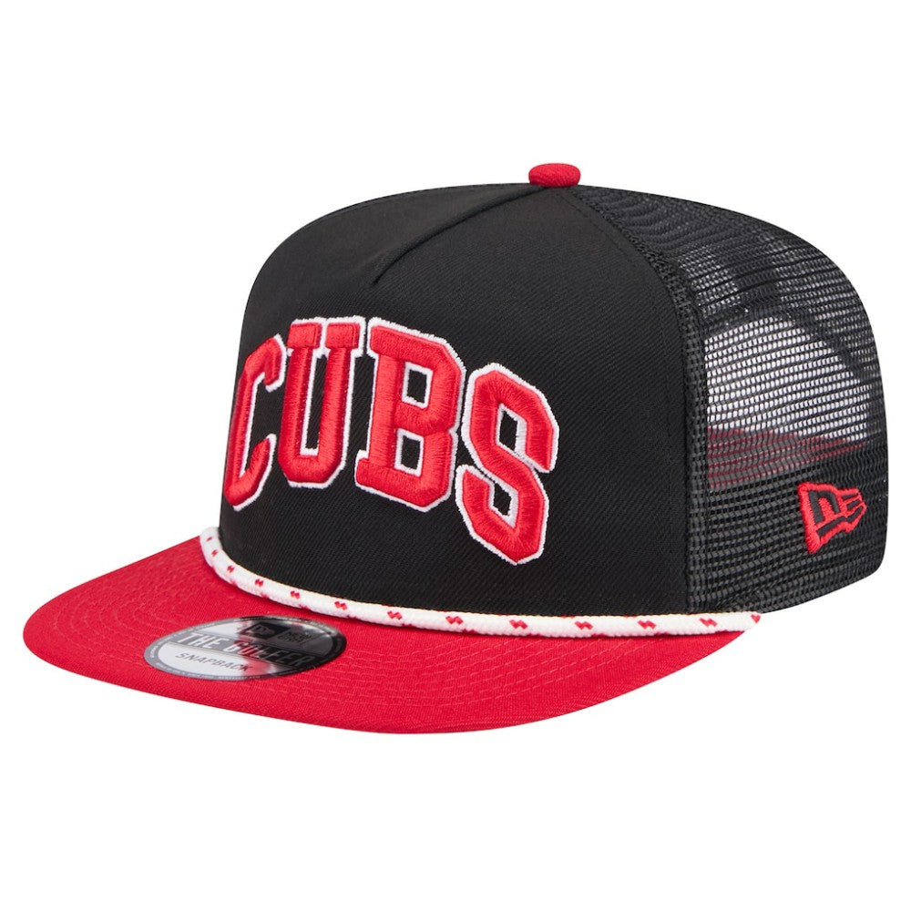 Chicago Cubs New Era Throwback Meshback Golfer Hat - MLB Hats