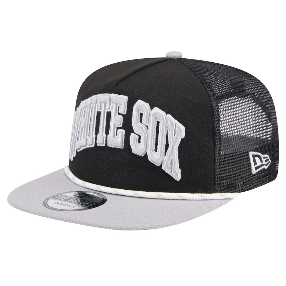 Chicago White Sox New Era Throwback Meshback Golfer Hat - MLB Hats