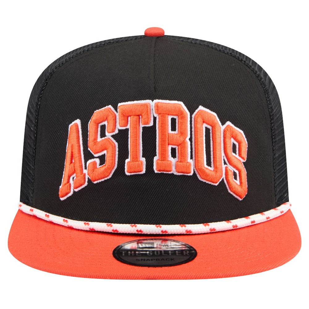 Houston Astros New Era Throwback Meshback Golfer Hat - MLB Hats