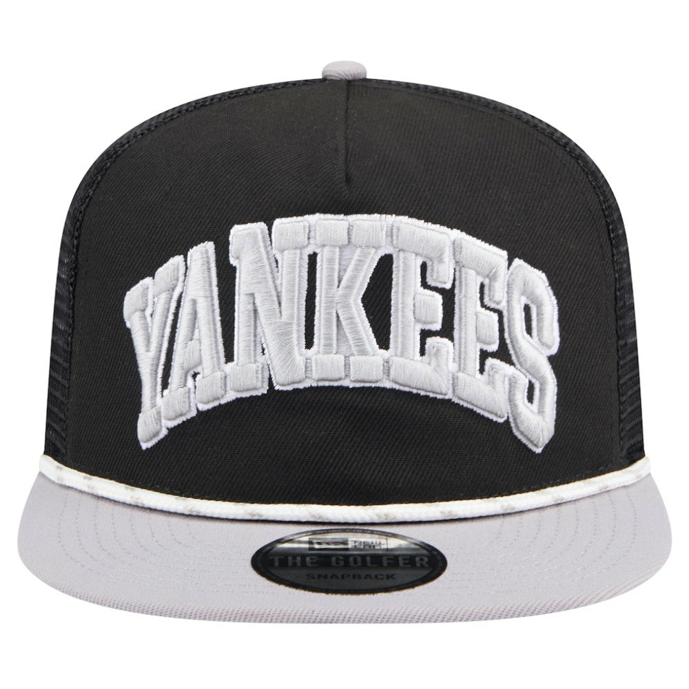New York Yankees New Era Throwback Meshback Golfer Hat - MLB Hats