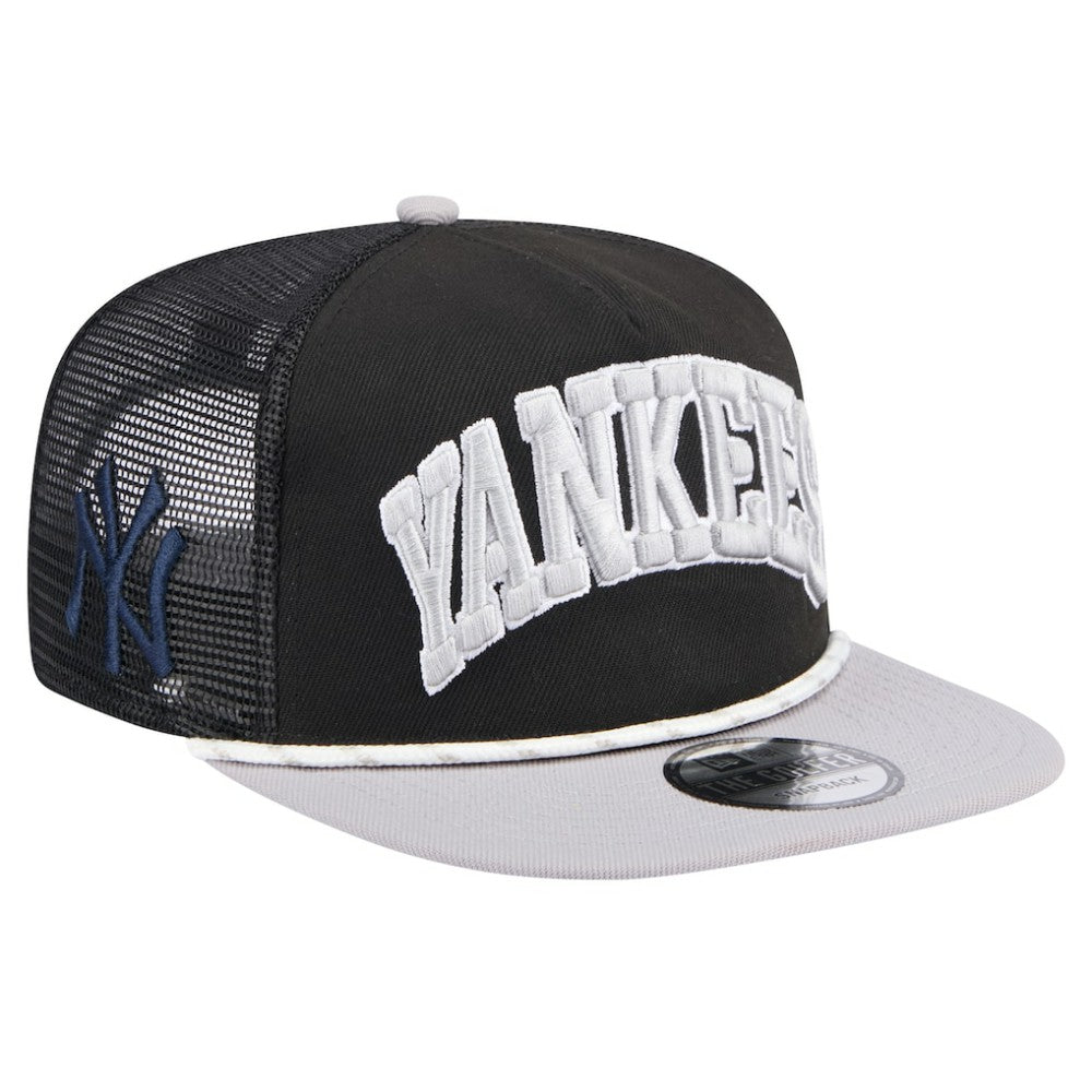 New York Yankees New Era Throwback Meshback Golfer Hat - MLB Hats