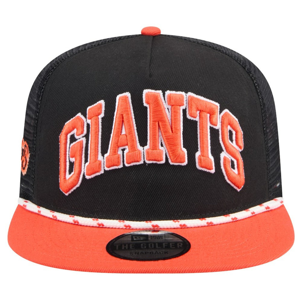 San Francisco Giants New Era Throwback Meshback Golfer Hat - MLB Hats
