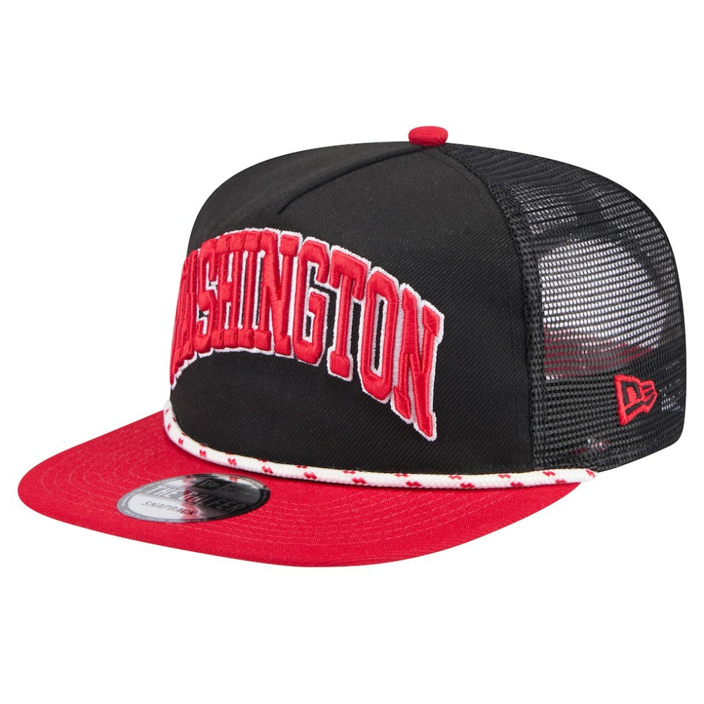 Washington Nationals New Era Throwback Meshback Golfer Hat - MLB Hats