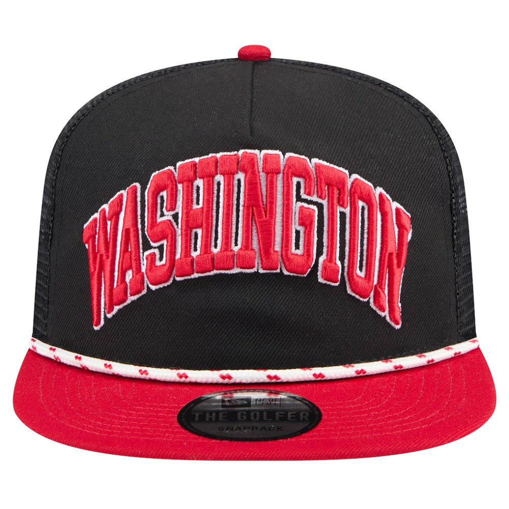 Washington Nationals New Era Throwback Meshback Golfer Hat - MLB Hats