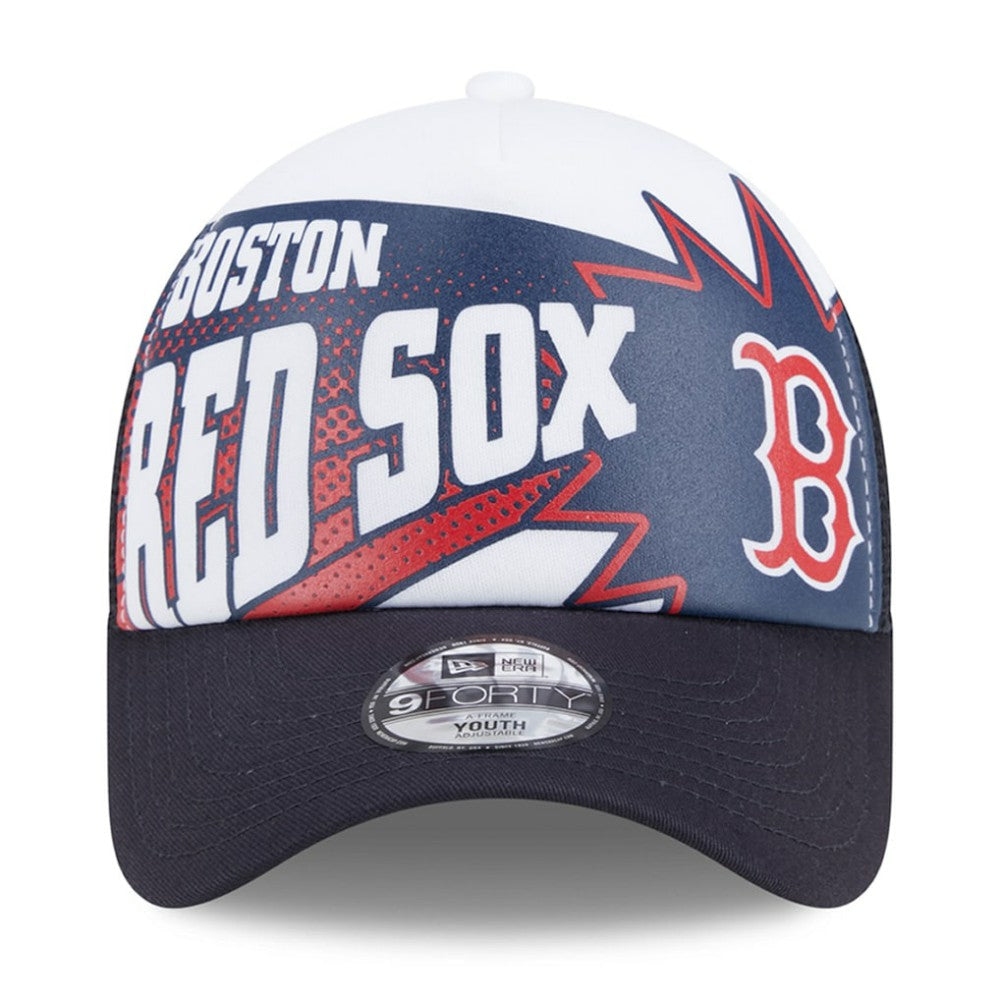 Boston Red Sox New Era Youth Boom 9FORTY Adjustable Hat - MLB Hats