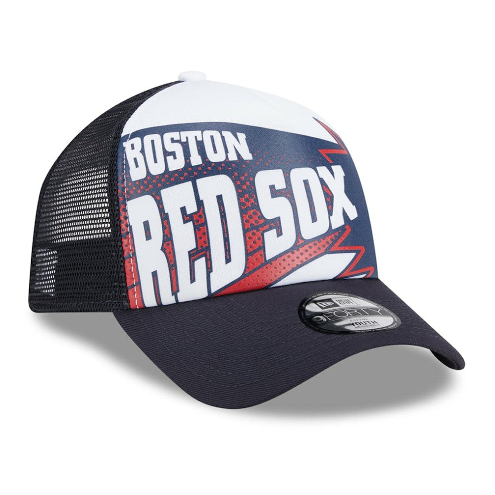 Boston Red Sox New Era Youth Boom 9FORTY Adjustable Hat - MLB Hats