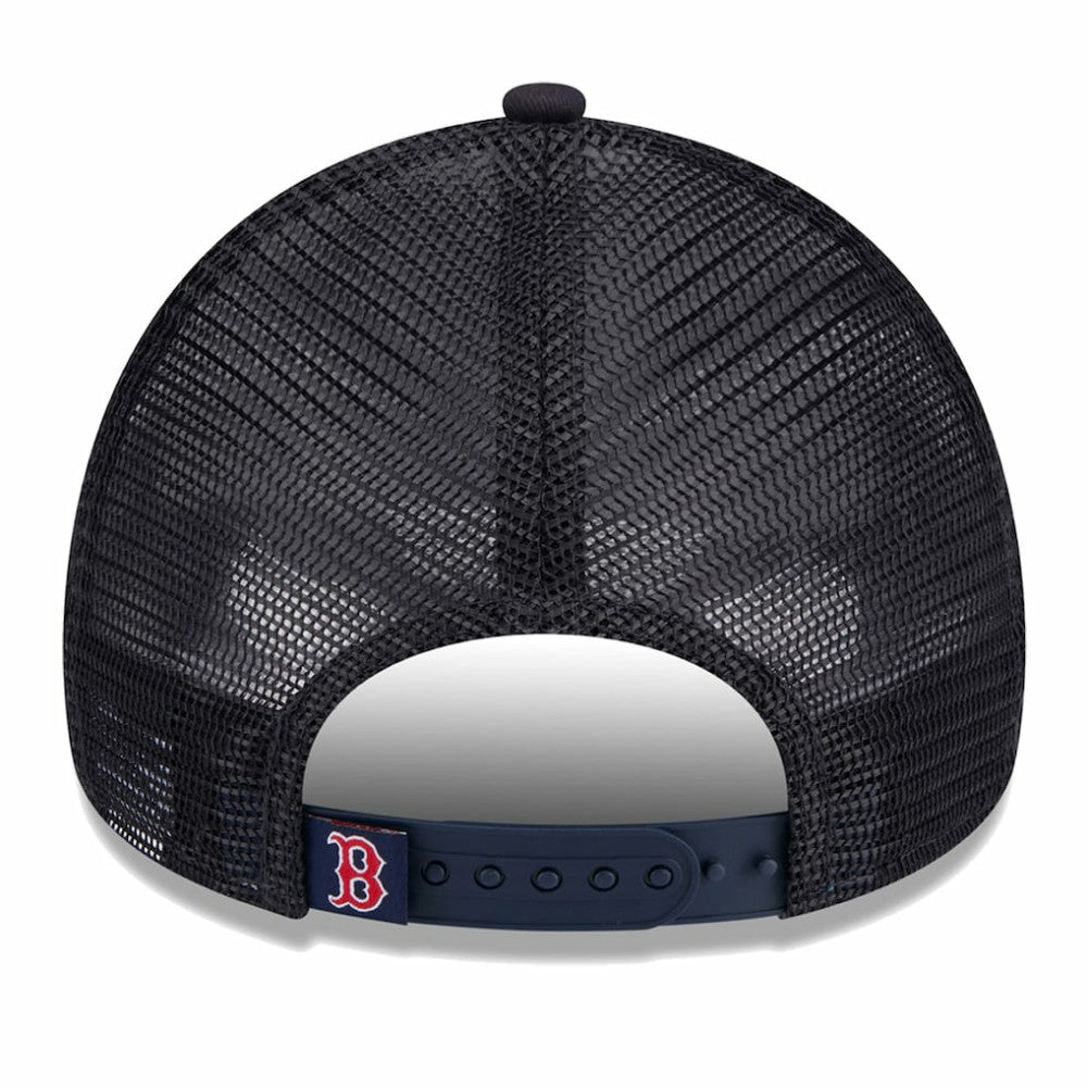 Boston Red Sox New Era Women's Throwback Team Foam Front A-Frame Trucker 9FORTY Adjustable Hat - MLB Hats