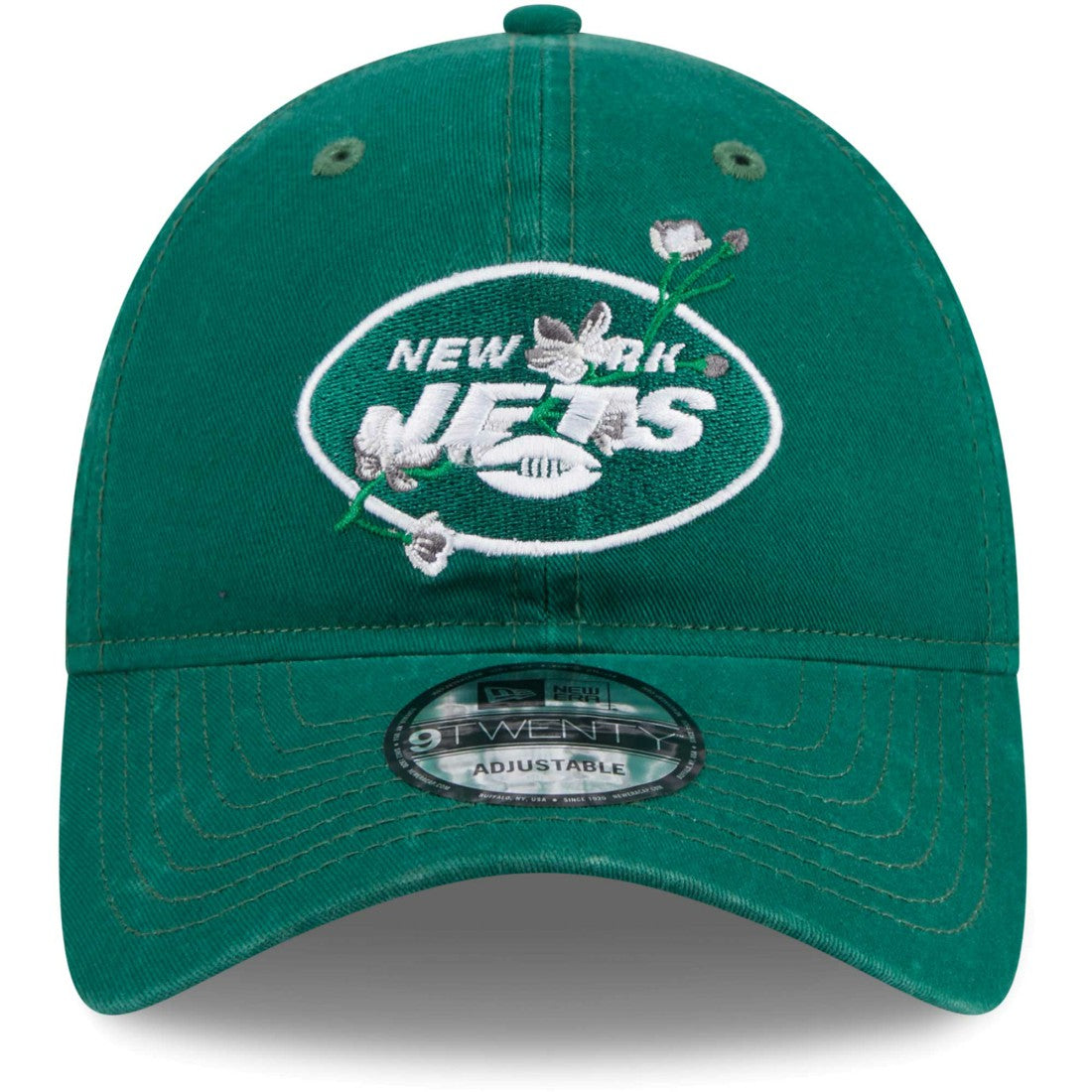 New York Jets Women's Game Day Flower 9TWENTY Adjustable Hat | NFL US