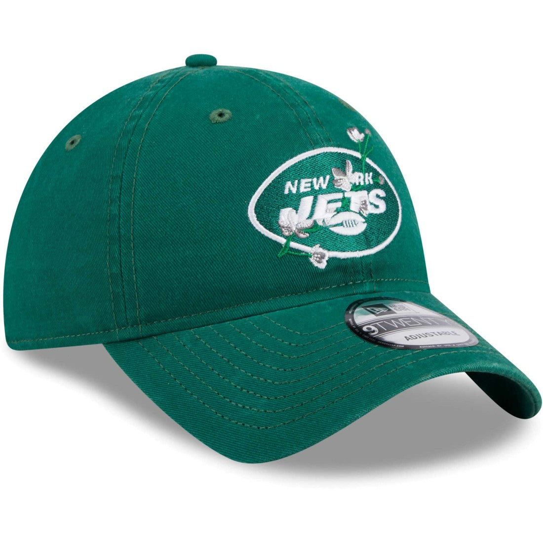 New York Jets Women's Game Day Flower 9TWENTY Adjustable Hat | NFL US