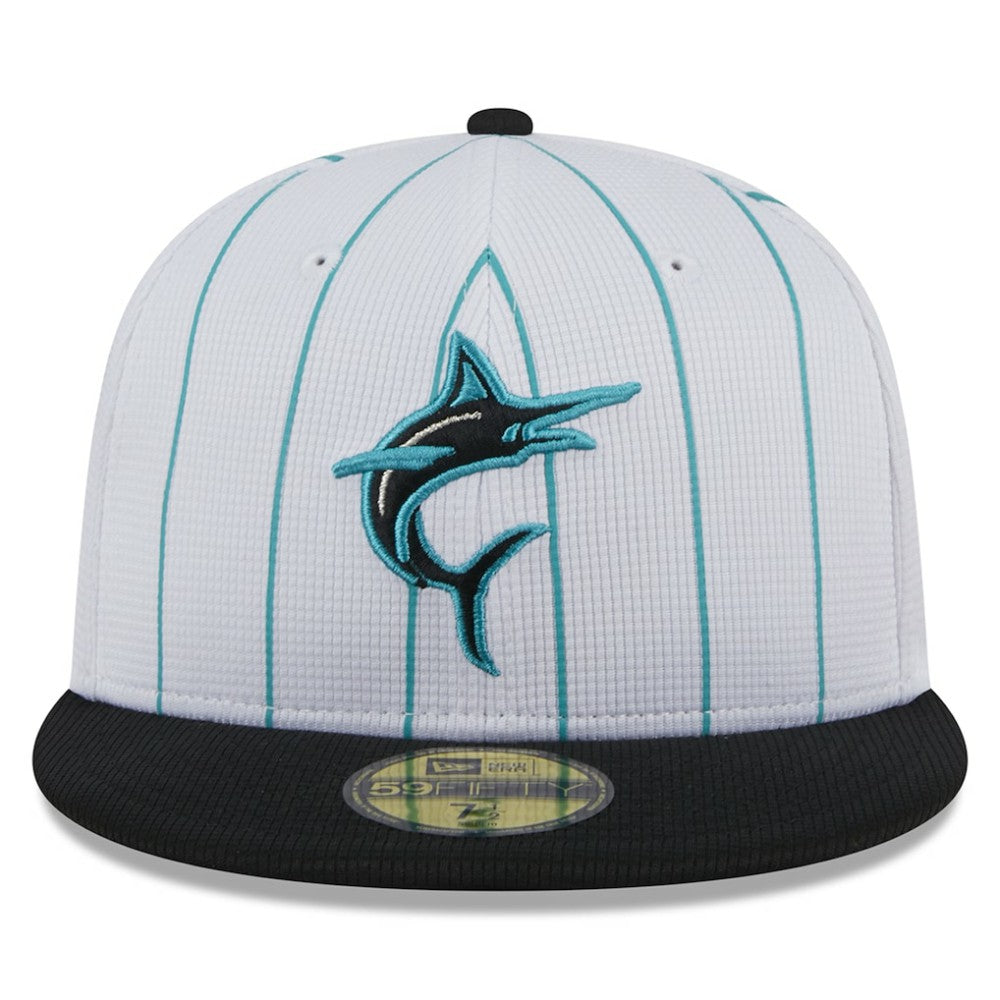 Miami Marlins New Era 2025 Batting Practice 59FIFTY Fitted Hat - MLB Hats