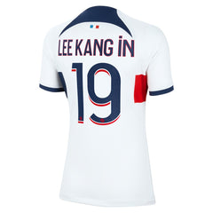 Lee Kang In Paris Saint-Germain Women's 2023/24 Away Stadium Replica Player Jersey