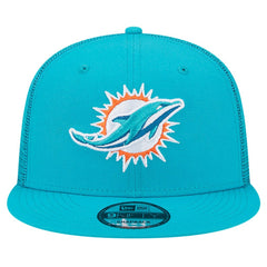 Miami Dolphins Main Trucker 9FIFTY Snapback Hat | NFL Discount